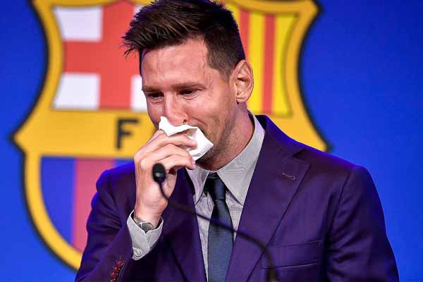 Được rao bán…1 triệu USD, khăn giấy Messi lau nước mắt khi chia tay Barca có gì đặc biệt?