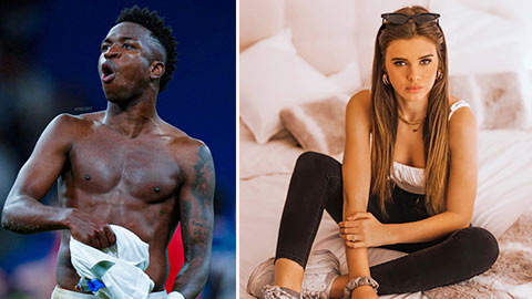 Vinicius theo kèm nữ Tik Toker xinh đẹp