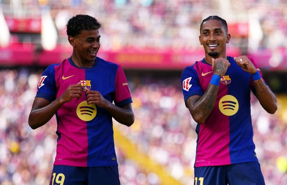 Thắng Valladolid 7-0, Barca bỏ xa Real Madrid tại La Liga